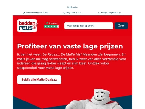 Snel in huis: slaap zacht voor minder