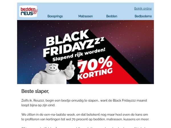 Pak je voordeel nu... het einde komt in zicht!