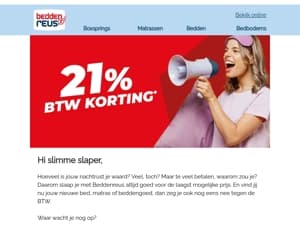 BTW? Nee, weg ermee!