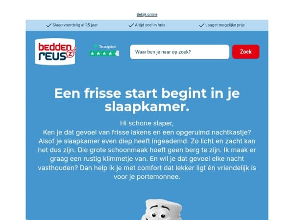 Grote slaapkamer schoonmaak? Zo begin je