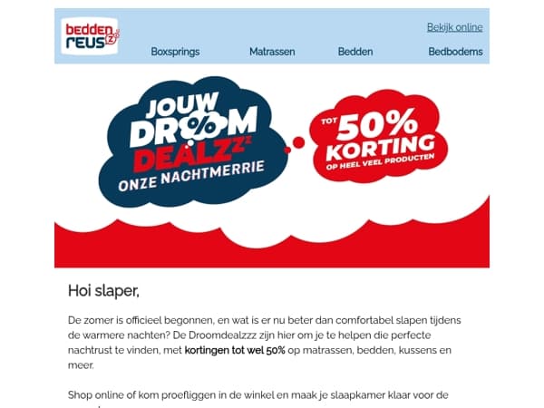 Begin je zomer met de beste slaap!