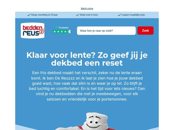 Is jouw dekbed klaar voor de lente?