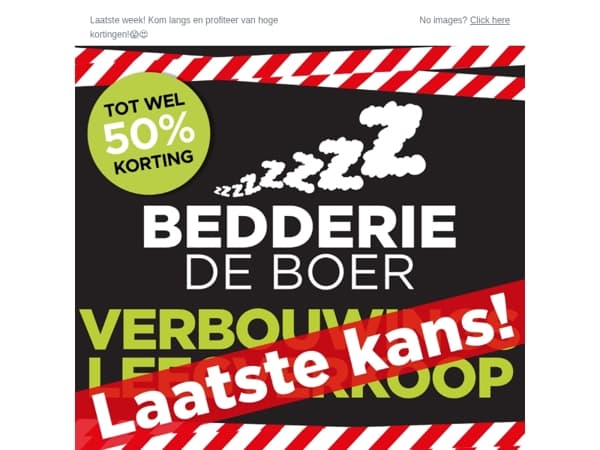 Laatste week! Kom langs en profiteer van hoge kortingen!😱😍