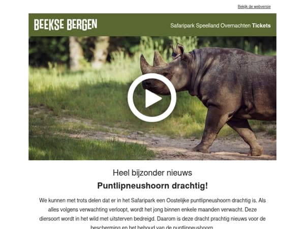 Heel bijzonder nieuws!