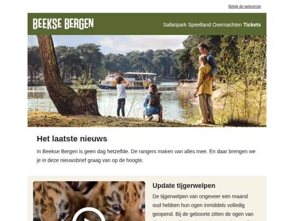 Hoe gaat het met de tijger- en cheetawelpen?