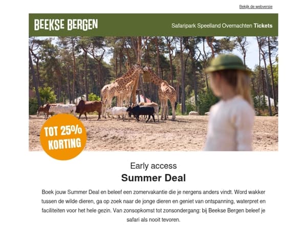 Early access: Summer Deal