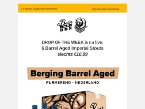 Drop of the Week is NU LIVE: sixpack Barrel Aged=€18,99
