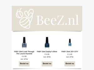Bestel Faby nu bij BeeZ!