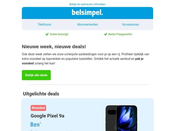 Nieuwe week, nieuwe deals!