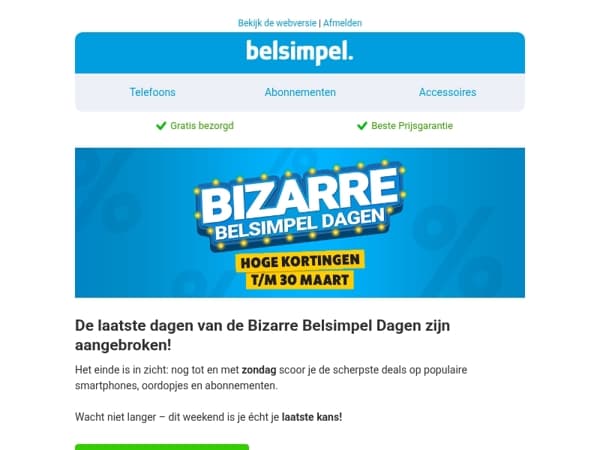 Tot wel €279,- voordeel op de Samsung Galaxy A56!