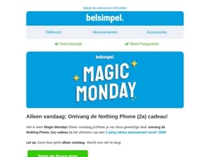Alleen vandaag: Ontvang de Nothing Phone (2a) cadeau!