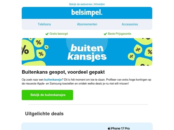 Tot €393,- voordeel op de nieuwste iPhones