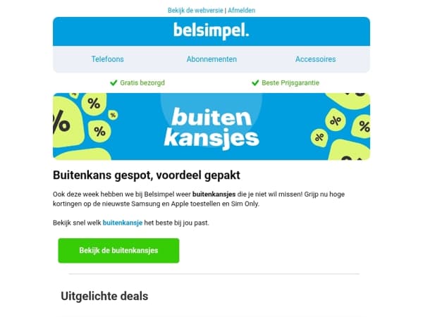 Buitenkansjes waar je blij van wordt