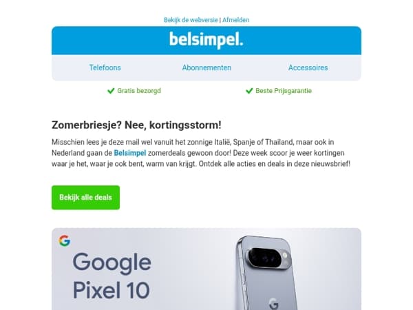 Ben jij klaar voor de nieuwste Google Pixel?