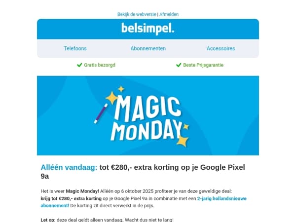 Ontvang tot €280,- extra korting!