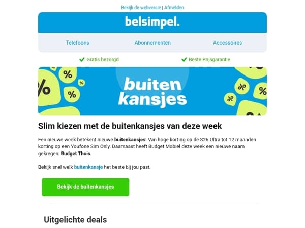 Een week vol met buitenkansjes!