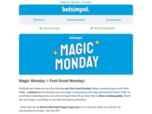 Maak van Blue Monday een Feel Good Monday