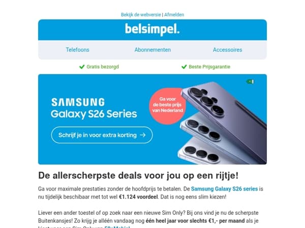 Laatste kans: je abonnement één jaar voor slechts €1,- per maand!