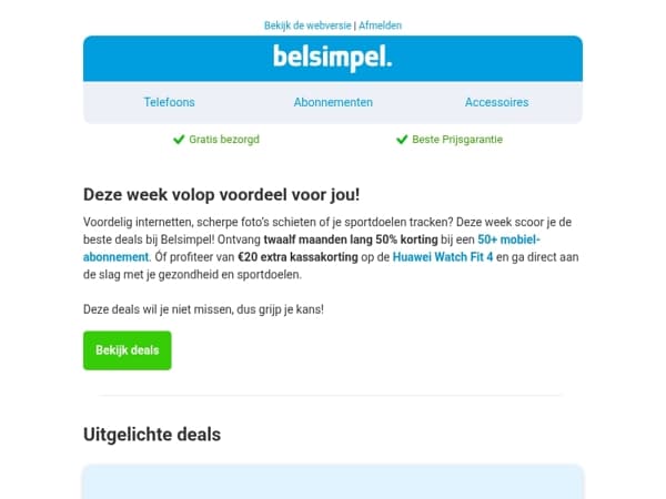 Deze week volop voordeel voor jou!