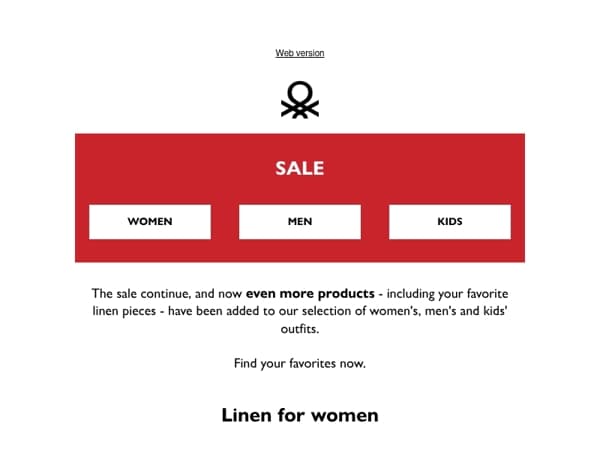 Sale: even more items on sale
