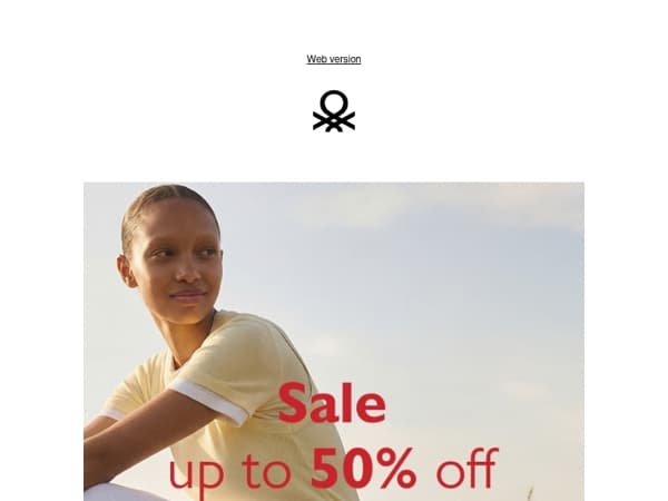 Sale Continues: up to 50% off 
