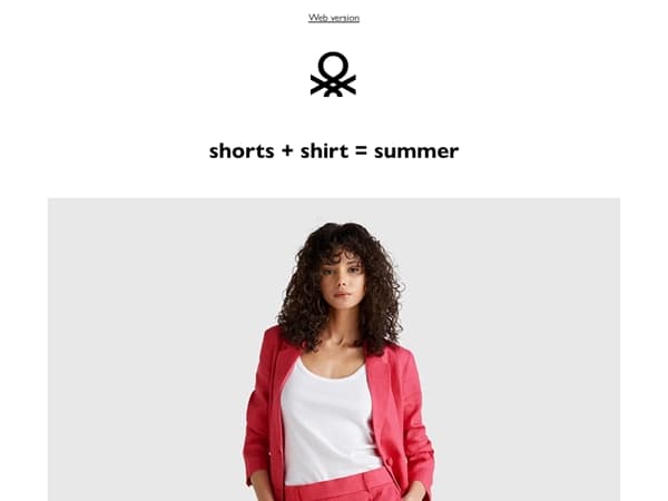 Shorts and shirts: summer staples up to 50% off