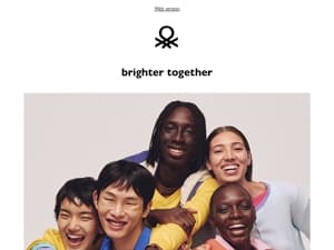 New matches: colorful denim and tricot knitwear