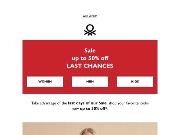 Sale: Last chances up to 50% off