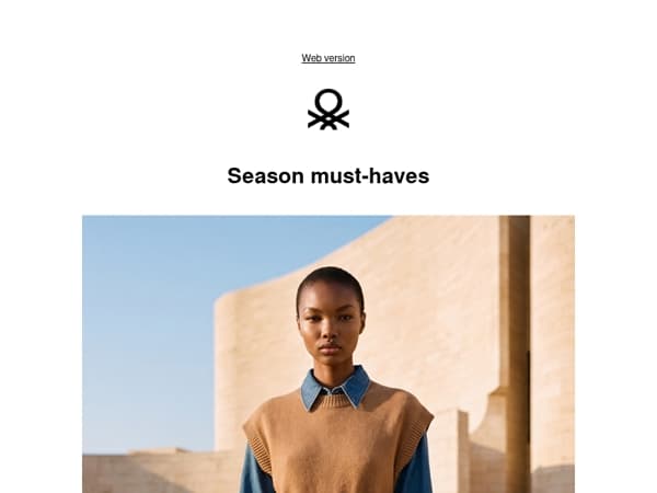 Soft textures, seasonal colours 
