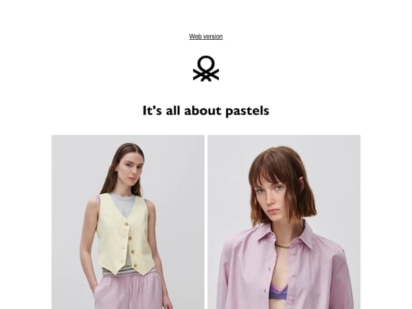 Trend Alert: Pastel-coloured looks, now on sale