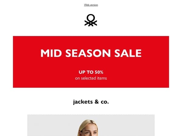 It's jacket and coat season