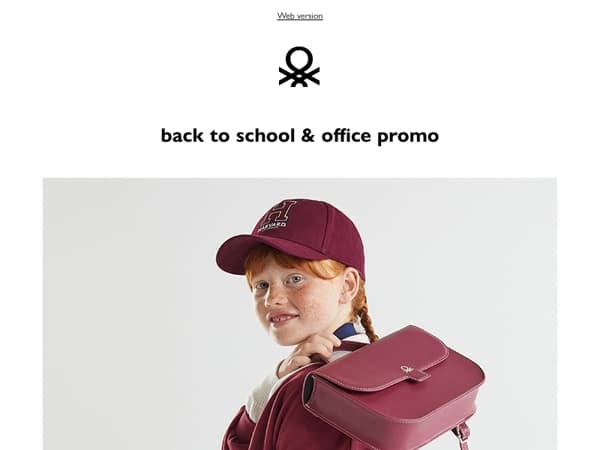 Back to School & Office Promo: -20% on the new season's looks