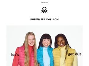 New in: new season puffer jackets