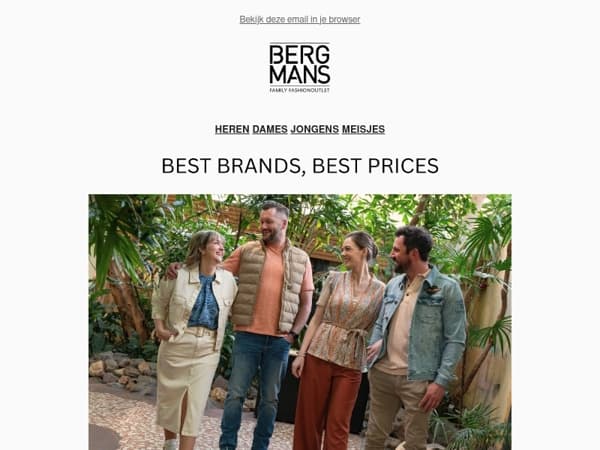 Vul je kledingkast met korting!