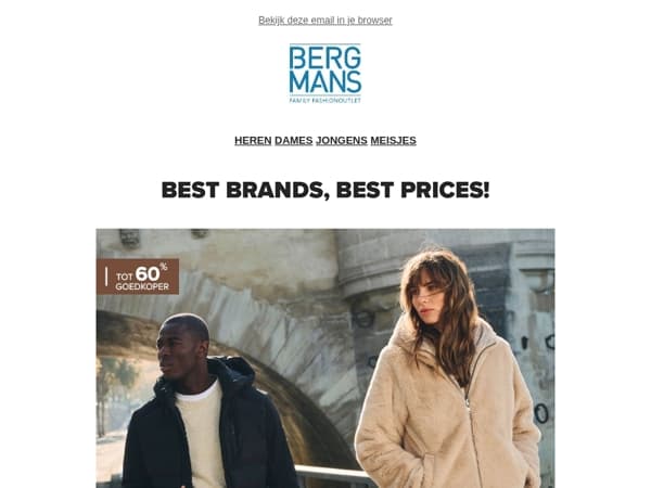 Shop je nieuwe jas met korting bij ons!