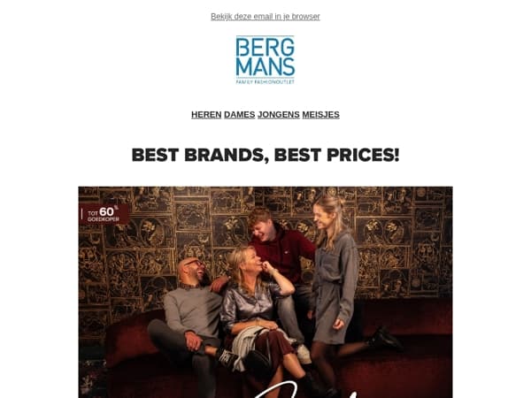 Dé familiewinkel waar je met korting shopt!