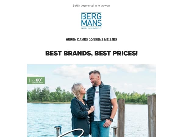 Shop merkkleding met korting bij ons!