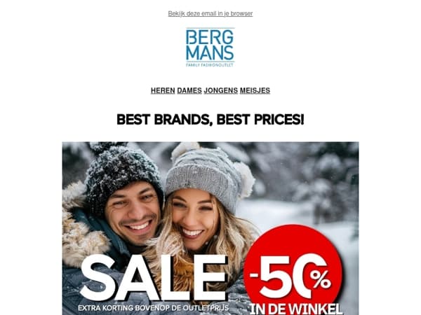 Kom nog snel SALE shoppen