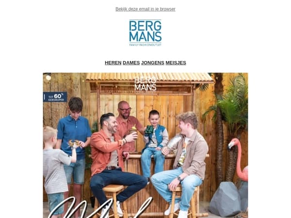 Merkkleding shop je met korting bij ons.