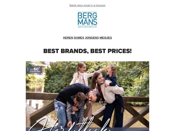 Herfstlooks met korting voor het hele gezin!