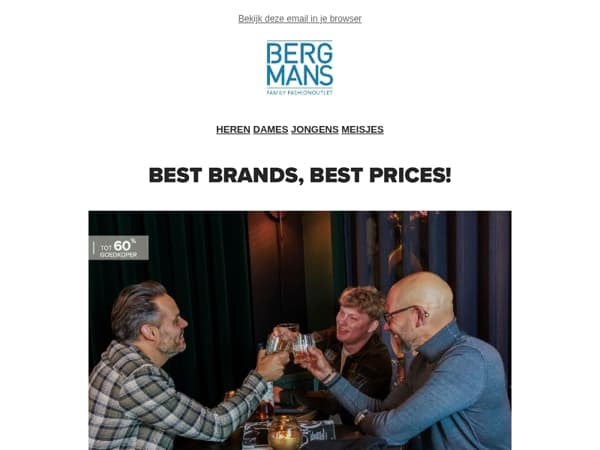 Trendy mannenmode met korting