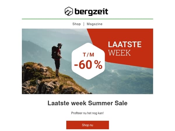 Laatste week Summer Sale!