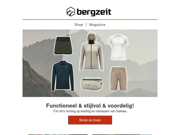 Salewa Mega Aanbieding! 💪
