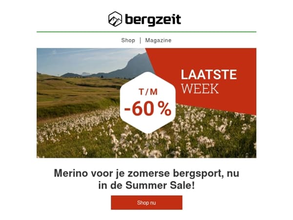 Merino SALE: t/m 60% korting op merino 🐑