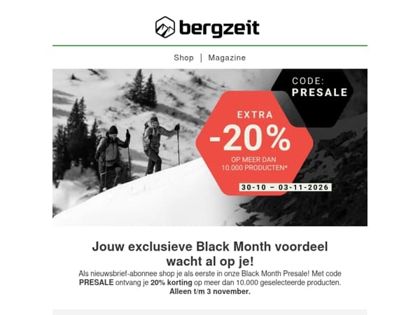🏷️PRE Sale - 20% extra korting!👑