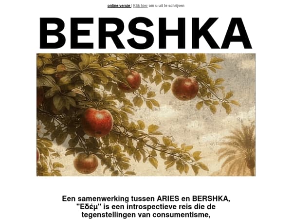 Ontdek als eerste ARIES x BERSHKA 🍎