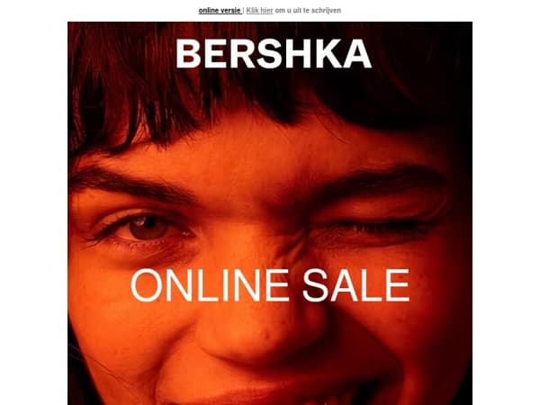 VANDAAG IS HET ZOVER: ONLINE SALE. 🔥