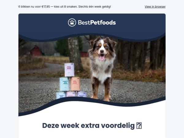Buddy natvoeding – bijna 50% korting 🐶