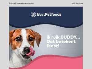 BUDDY time! Smakelijke hondenvoeding & snacks in de aanbieding 🐶🦴