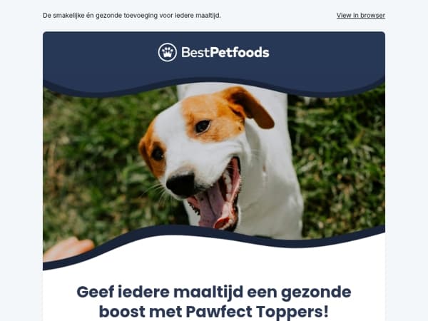 Heeft jouw hond al kennisgemaakt met Pawfect Toppers?